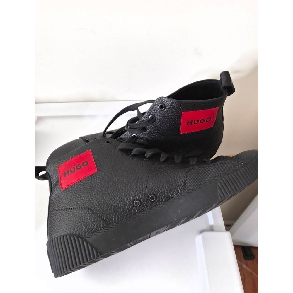 BOSS HUGO Zero Hito Leather Hight High Top Sneaker Men’s Size 11 US 44 E